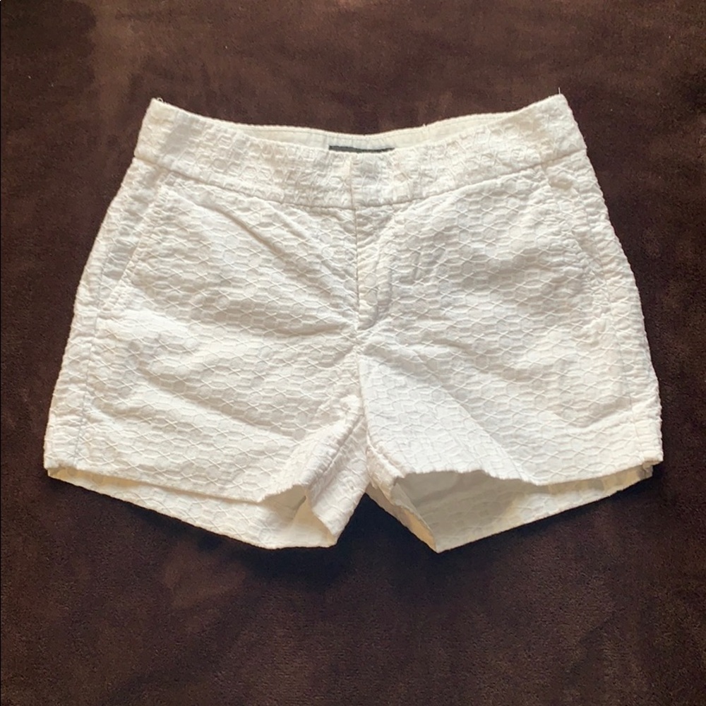 Banana Republic Hampton Fit White Shorts